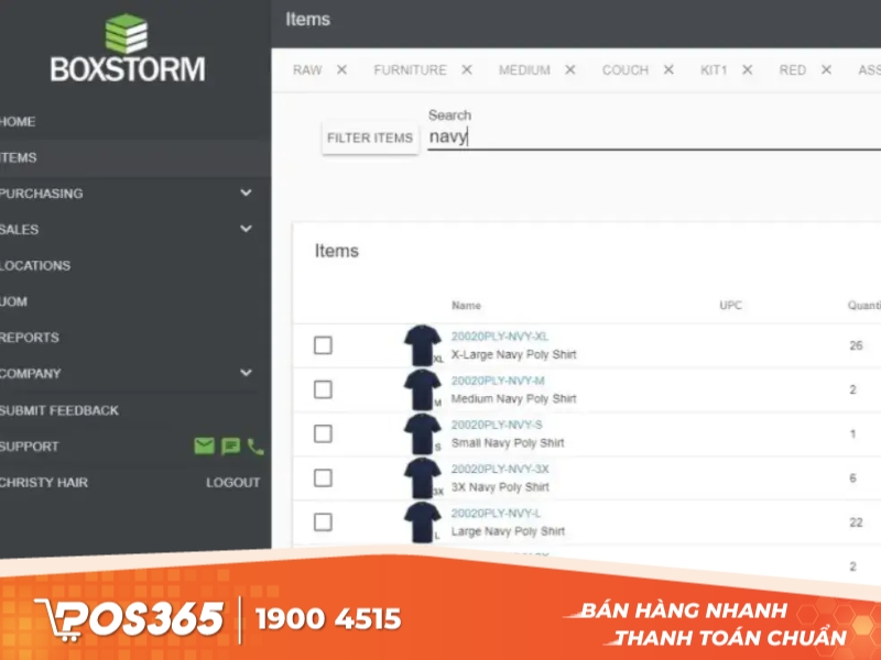 BoxStorm - Quản lý kho hiện đại