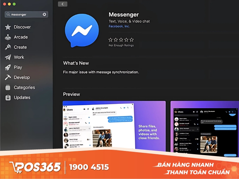 Phần mềm chat Messenger của Meta