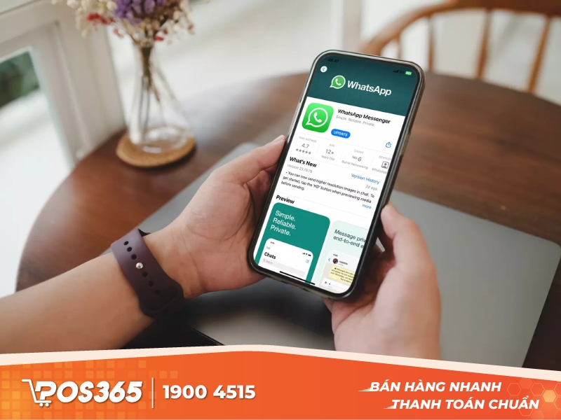 Phần mềm chat online miễn phí WhatsApp