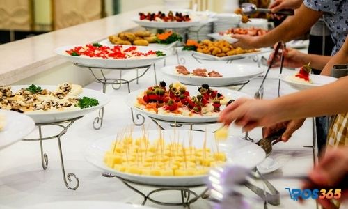 quy trình phục vụ buffet