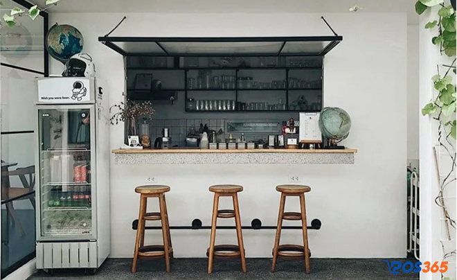 Khám phá quầy bar quán cafe nhỏ đẹp với phong cách vintage