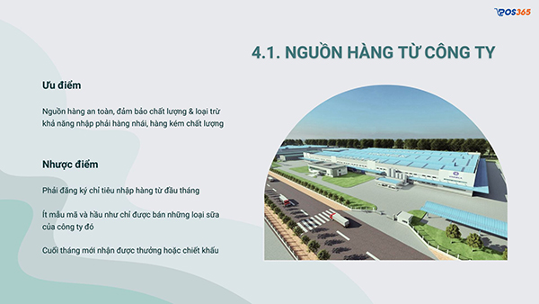  Nguồn hàng từ công ty