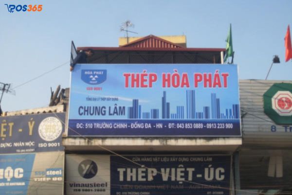 bảng hiệu độc đáo và khác biệt giúp cửa hàng nổi bật hơn so với các đối thủ cạnh tranh trong khu vực