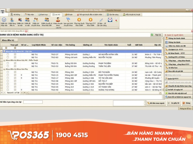 Phần mềm quản lý bệnh nhân phòng khám NANOSOFT
