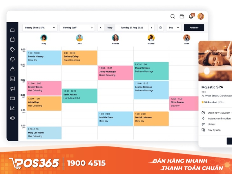 Hệ thống quản lý thẩm mỹ Nano Spa NanoSoft