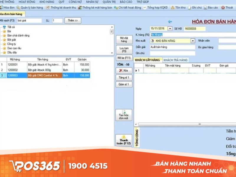 Phần mềm quản lý vàng bạc Ý Tưởng Việt