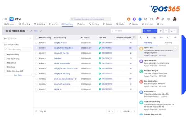 Phần mềm quản lý khách hàng MISA AMIS CRM là gì