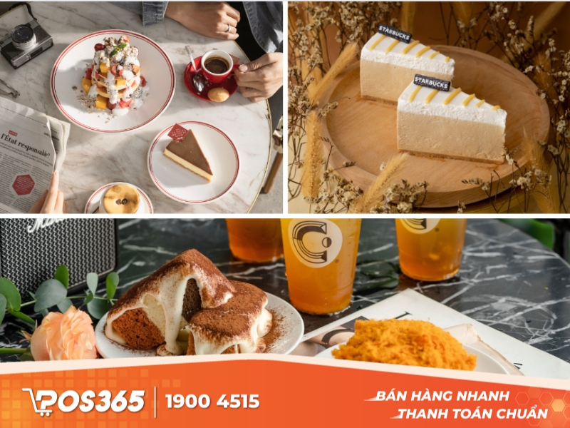 Bán đồ ăn sáng bằng bánh ngọt