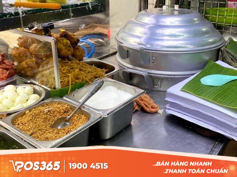 Bán đồ ăn sáng nên bán gì - bán xôi