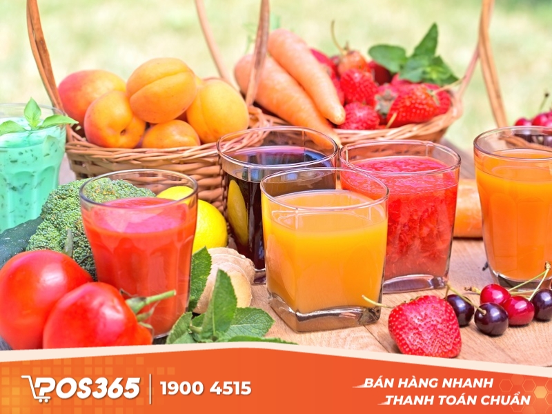 Bán đồ uống đi kèm cùng với các món bán ăn sáng phổ biến