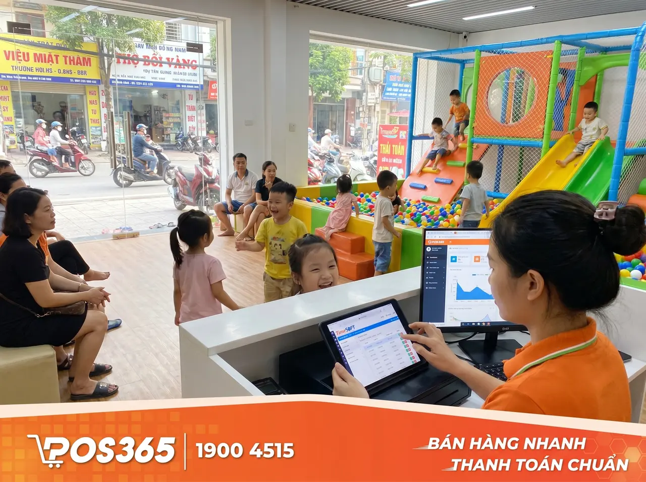 Phần mềm quản lý khu vui chơi trẻ em TimeSOFT