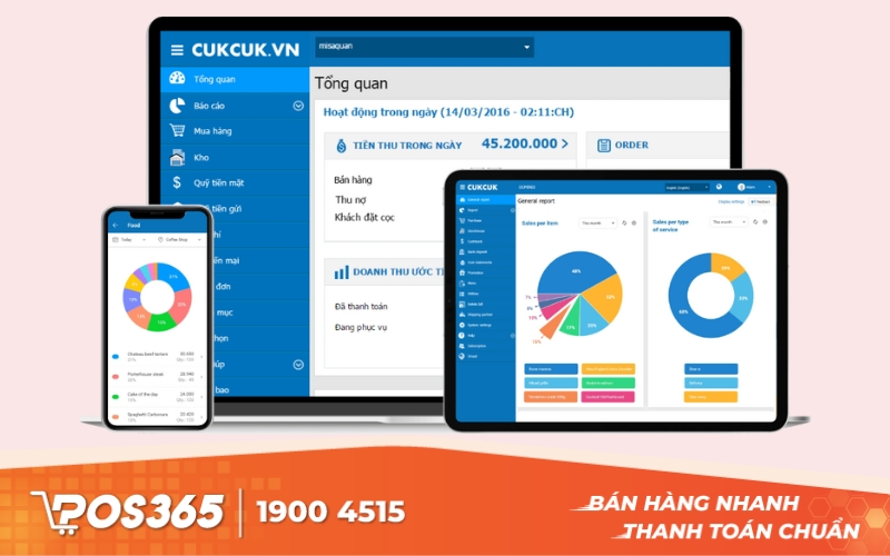 Phần mềm quản lý CukCuk