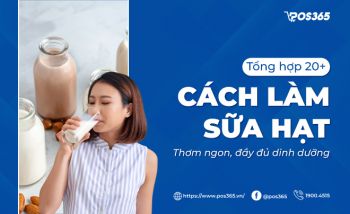 Tổng hợp 20+ cách làm sữa hạt thơm ngon, đủ chất dinh dưỡng