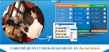 3 mẹo để quản lý khách sạn quán ăn thu hút khách hàng