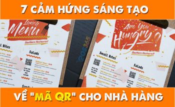 7 Cảm hứng sáng tạo về mã QR cho nhà hàng